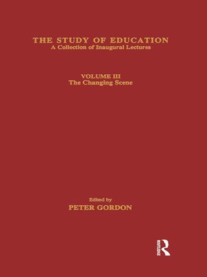 cover image of The Study of Education